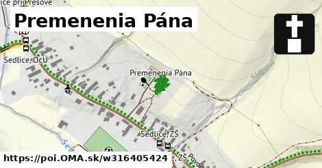 Premenenia Pána