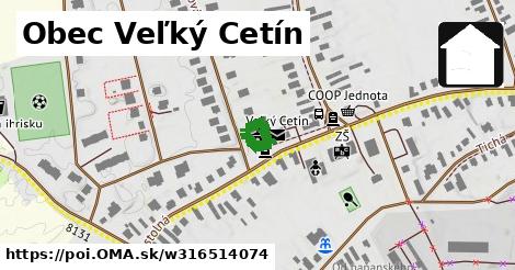 Obec Veľký Cetín