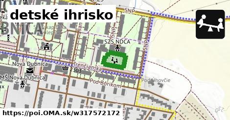 detské ihrisko