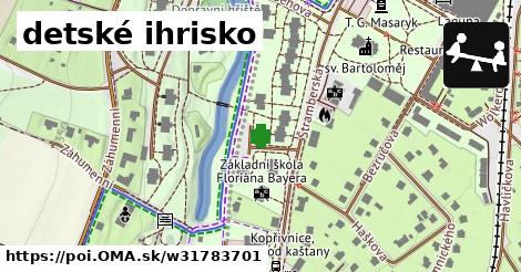 detské ihrisko