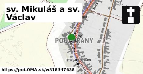 sv. Mikuláš a sv. Václav