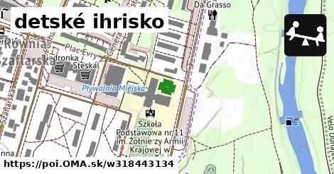 detské ihrisko