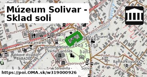 Múzeum Solivar - Sklad soli