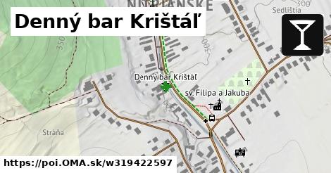 Denný bar Krištáľ