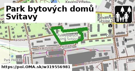 Park bytových domů Svitavy