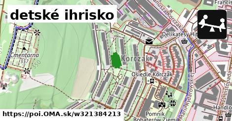 detské ihrisko