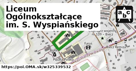 Liceum Ogólnokształcące im. S. Wyspiańskiego