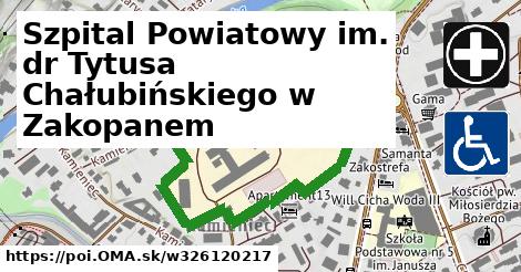 Szpital Powiatowy im. dr Tytusa Chałubińskiego w Zakopanem