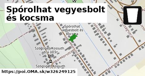 Spórolhat vegyesbolt és kocsma