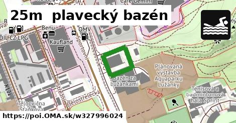 25m  plavecký bazén