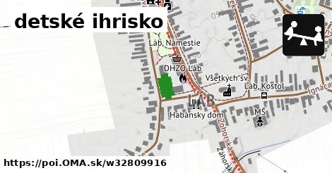 detské ihrisko