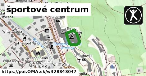 športové centrum