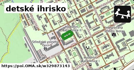 detské ihrisko