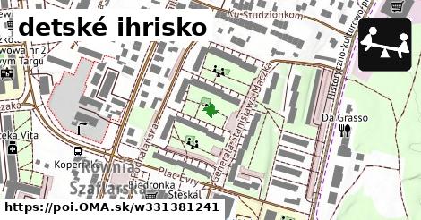 detské ihrisko