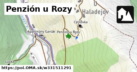 Penzión u Rozy