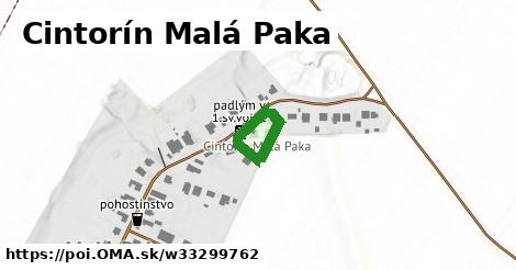 Cintorín Malá Paka