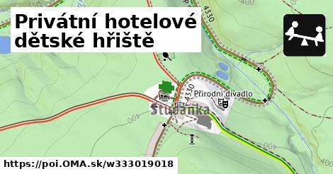 Privátní hotelové dětské hřiště