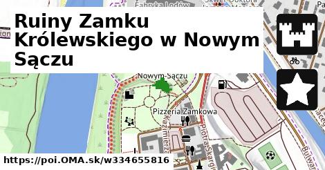 Ruiny Zamku Królewskiego w Nowym Sączu