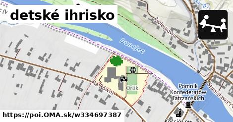 detské ihrisko