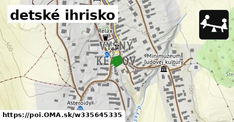 detské ihrisko