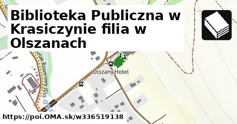 Biblioteka Publiczna w Krasiczynie filia w Olszanach