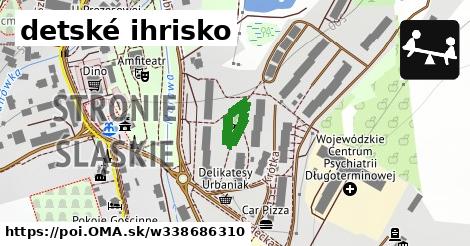 detské ihrisko