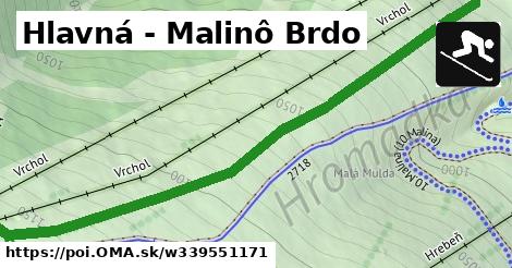 Hlavná - Malinô Brdo