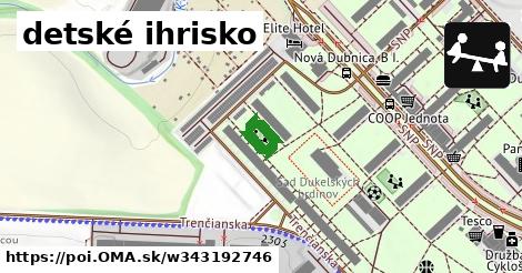 detské ihrisko