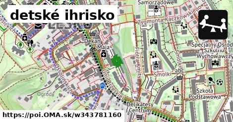 detské ihrisko