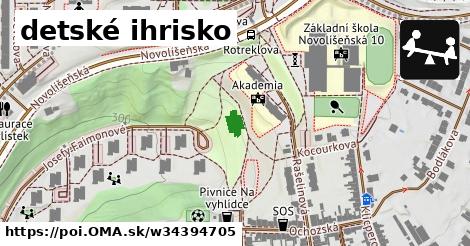 detské ihrisko