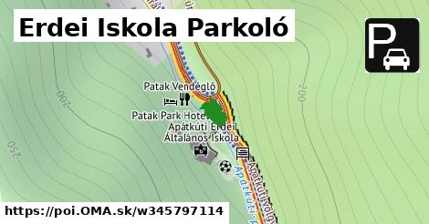 Erdei Iskola Parkoló