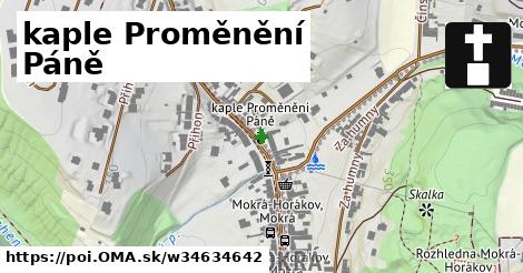 kaple Proměnění Páně