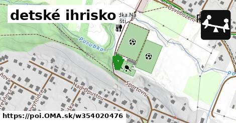 detské ihrisko