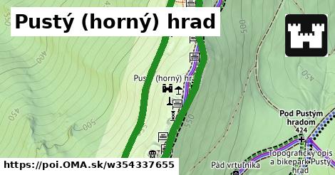 Pustý (horný) hrad