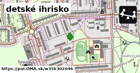 detské ihrisko