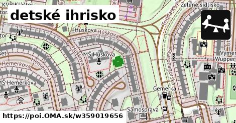 detské ihrisko