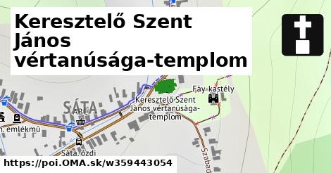 Keresztelő Szent János vértanúsága-templom