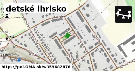 detské ihrisko