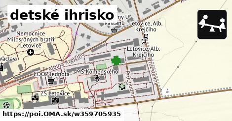 detské ihrisko