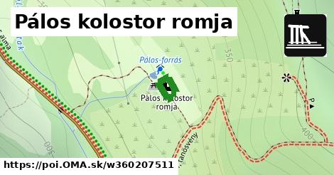 Pálos kolostor romja