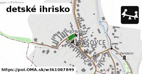 detské ihrisko