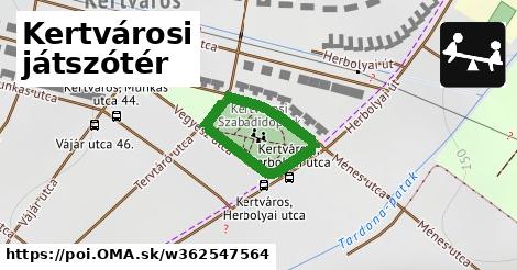 Kertvárosi játszótér