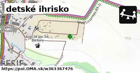 detské ihrisko