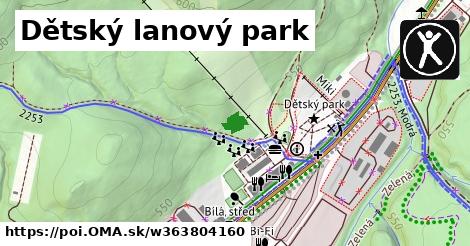 Dětský lanový park