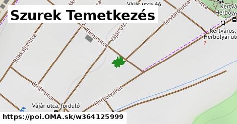 Szurek Temetkezés