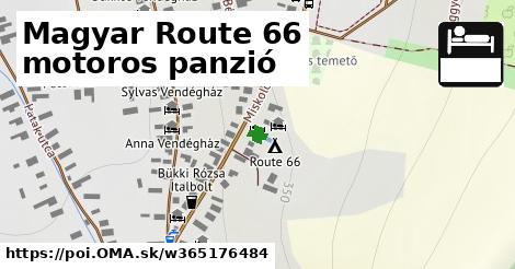 Magyar Route 66 motoros panzió