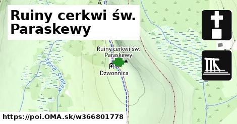 Ruiny cerkwi św. Paraskewy