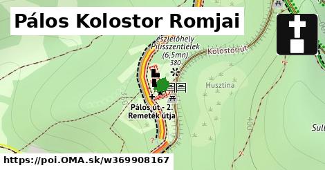 Pálos Kolostor Romjai