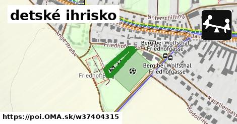 detské ihrisko