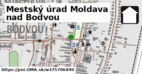 Mestský úrad Moldava nad Bodvou